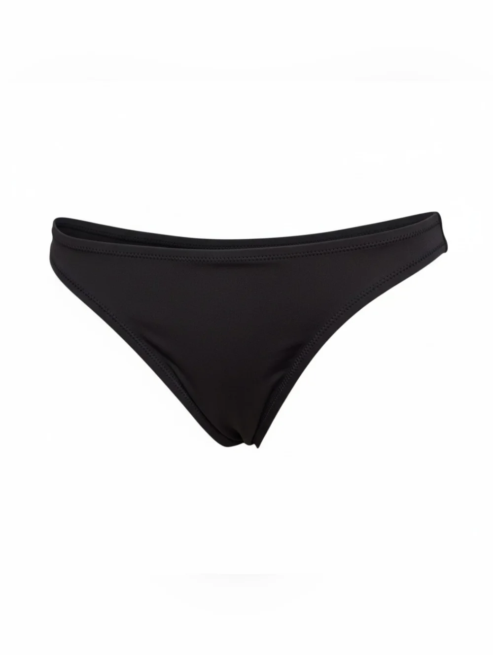 Skims Recycled Swim Mid Coverage Bikini Bottom Panty Onyx Black Small NWOT